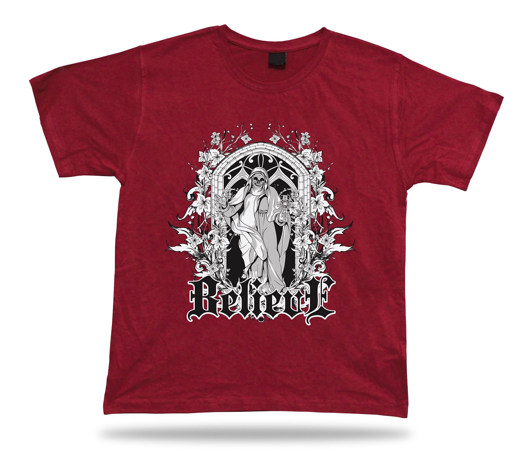 Believe Madre Tierra humor unisex camiseta ropa especial dibujos animados venta regalo - Imagen 7 de 8