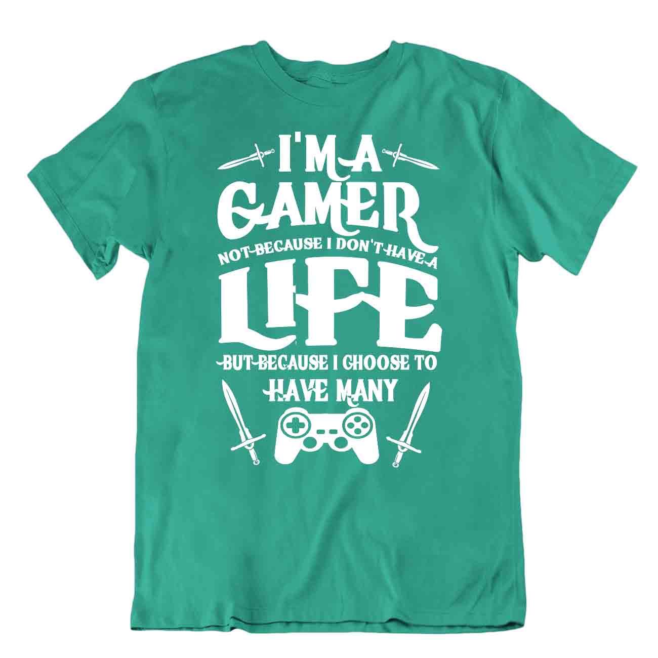Camiseta Gamer Life Bet Gamble Divertida Linda Camiseta Playoff - Imagen 4 de 8