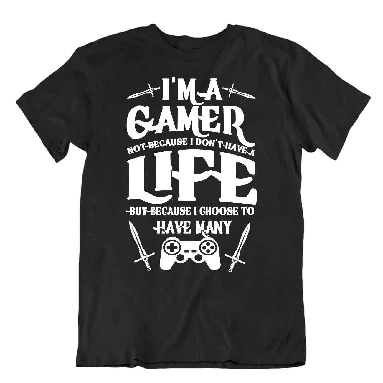Camiseta Gamer Life Bet Gamble Divertida Linda Camiseta Playoff - Imagen 2 de 8