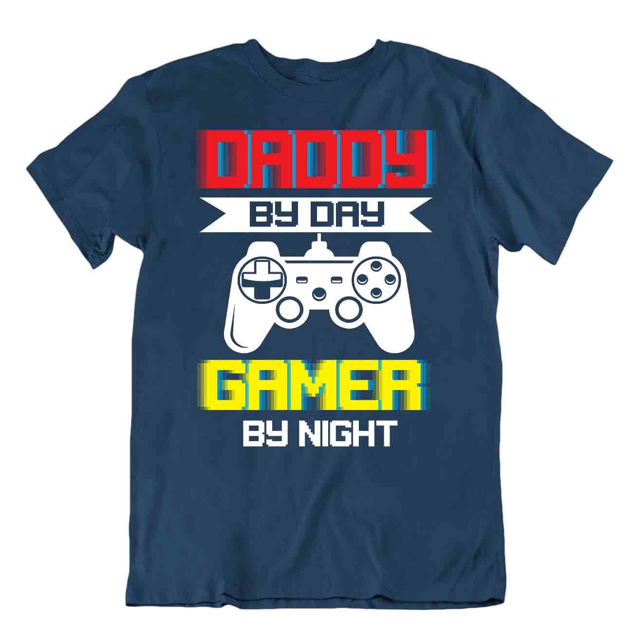 Camiseta Daddy By Day Gamer By Night Juego Camiseta Final - Imagen 6 de 8