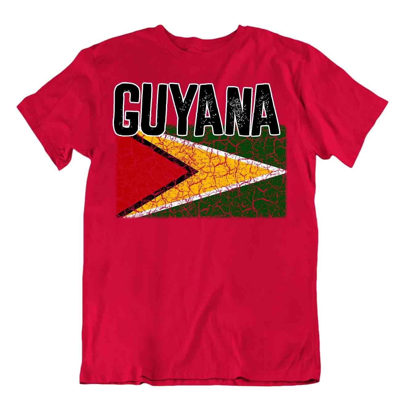 Camiseta Bandera Guyana Moda Country Souvenir Regalo Camiseta Logotipo del Orgullo - Imagen 7 de 8