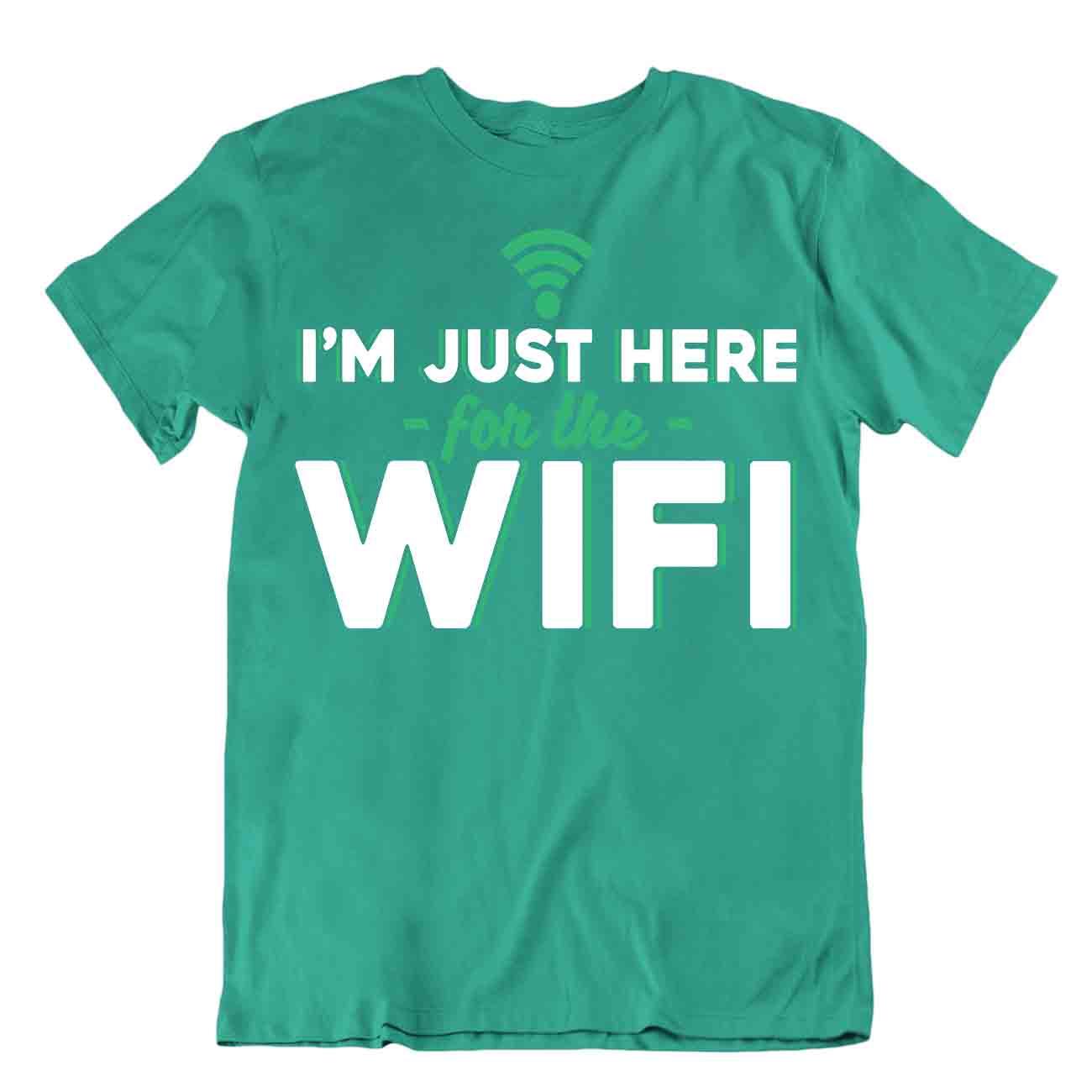 Wifi Humor Tshirt Programmer Language T-Shirt Networking Textile Tee - Bild 4 von 8