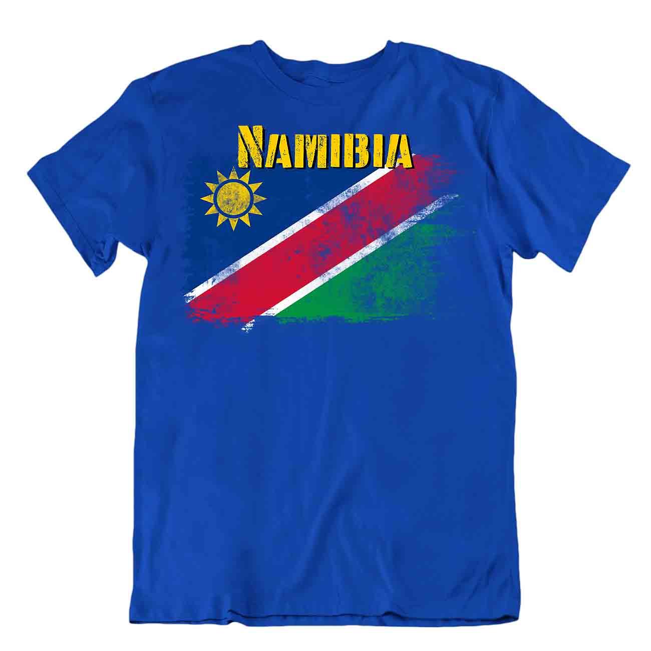 Namibia flag Tshirt T-shirt Tee top city map important resource heroism textile - Picture 3 of 8