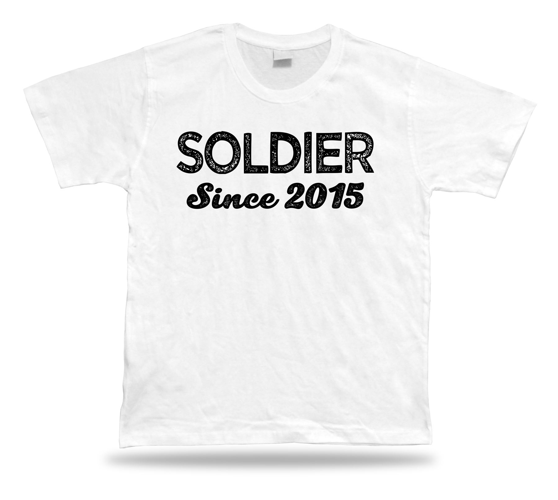 Soldier SINCE 2015 Awesome No1 best T shirt super Gift Idea birhday present Tee - Picture 8 of 8