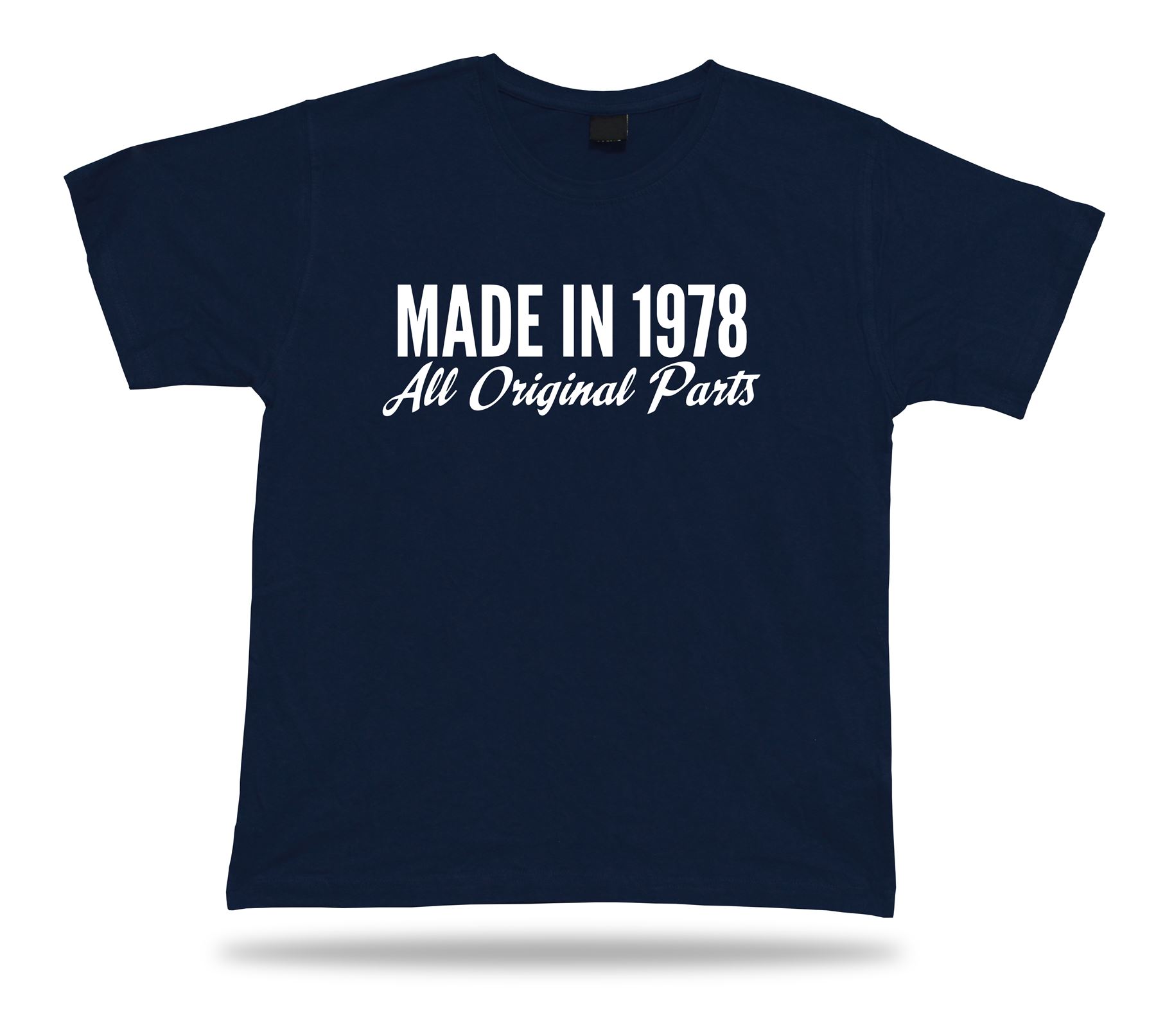 Printed T shirt tee Made in 1978 happy birthday present gift idea original - Picture 6 of 8