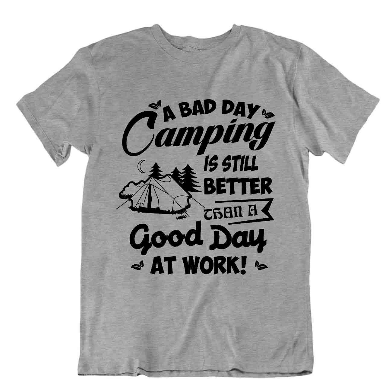 Camping Outside Trip T-Shirt Tee Cool 
