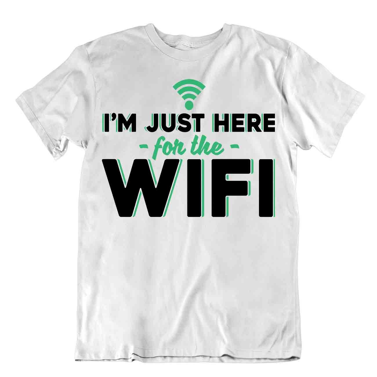 Wifi Humor Tshirt Programmer Language T-Shirt Networking Textile Tee - Bild 8 von 8