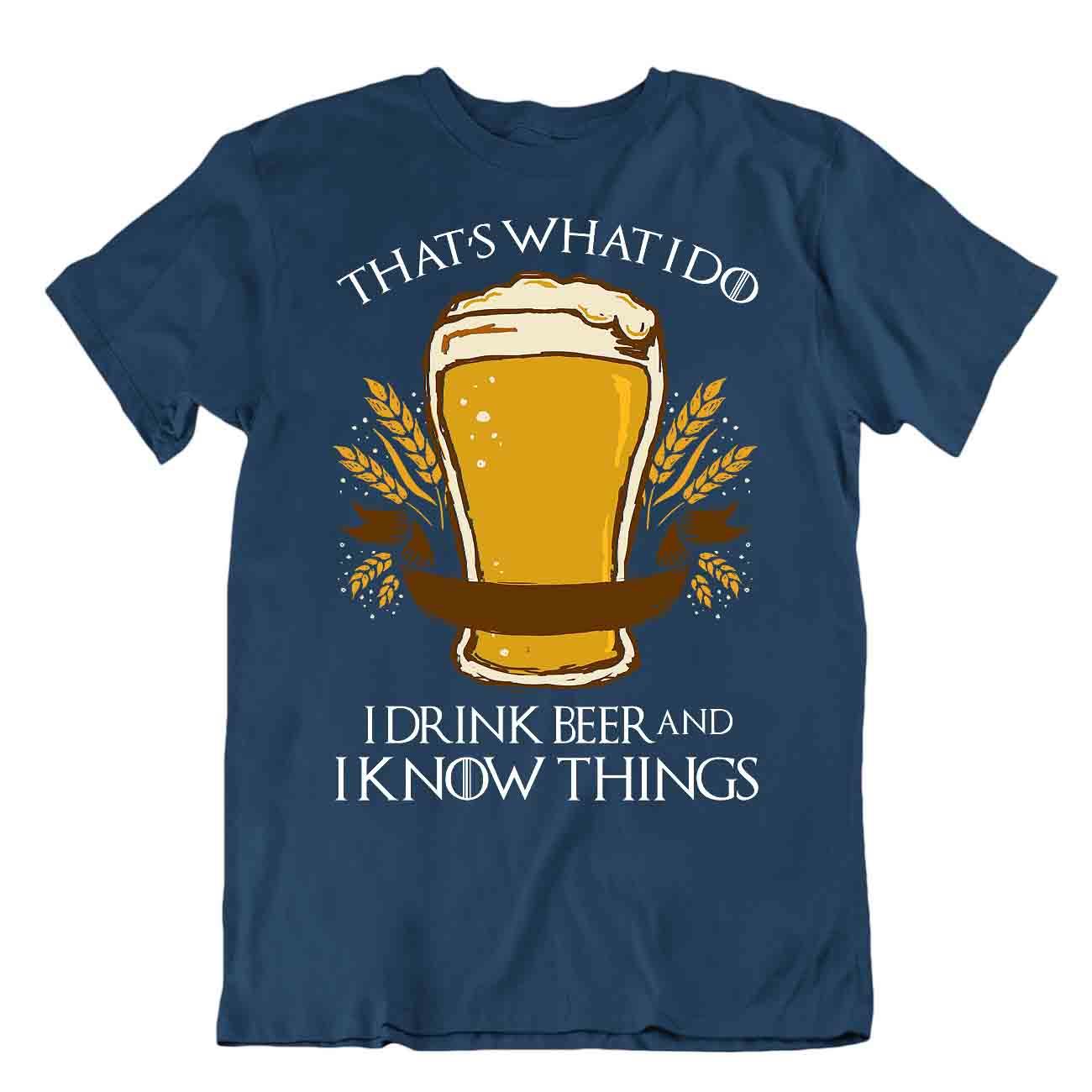 Bier Schule Bildung T-SHIRT Papa Opa TEE Herren Bier Zitat SHIRT - Bild 6 von 8