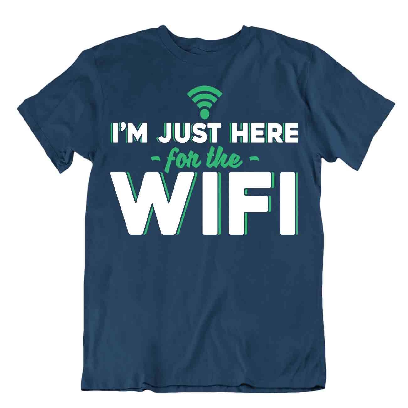 Wifi Humor Tshirt Programmer Language T-Shirt Networking Textile Tee - Bild 6 von 8