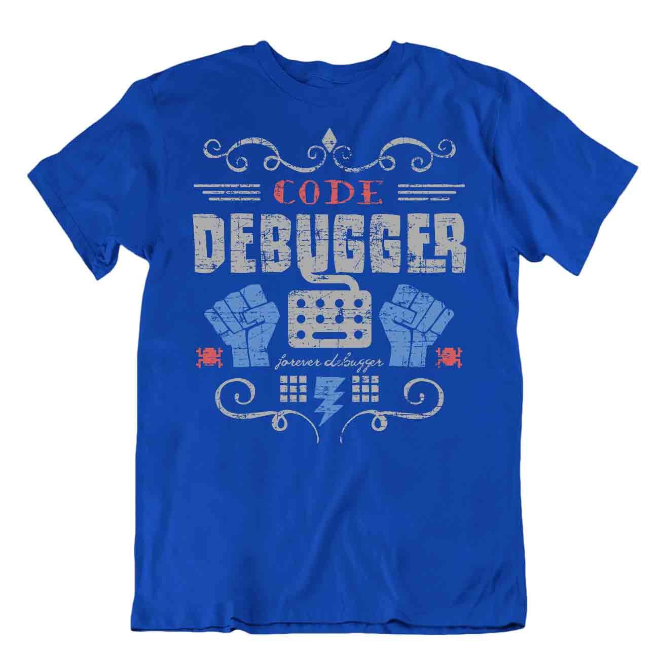 Code Debugger Tshirt Programmer T-Shirt Retro Tee Gift Shirt - Picture 3 of 8