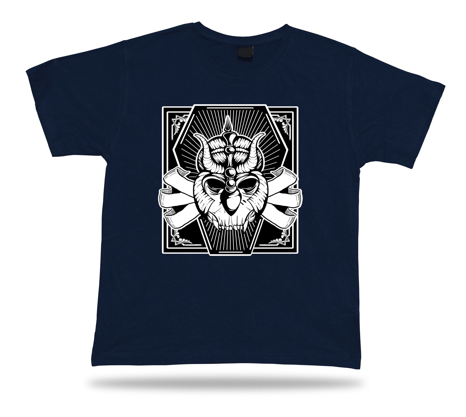 Camiseta Camiseta Cumpleaños Regalo Idea Guerrero Calavera Emblam Casco Hardcore Retro - Imagen 6 de 8
