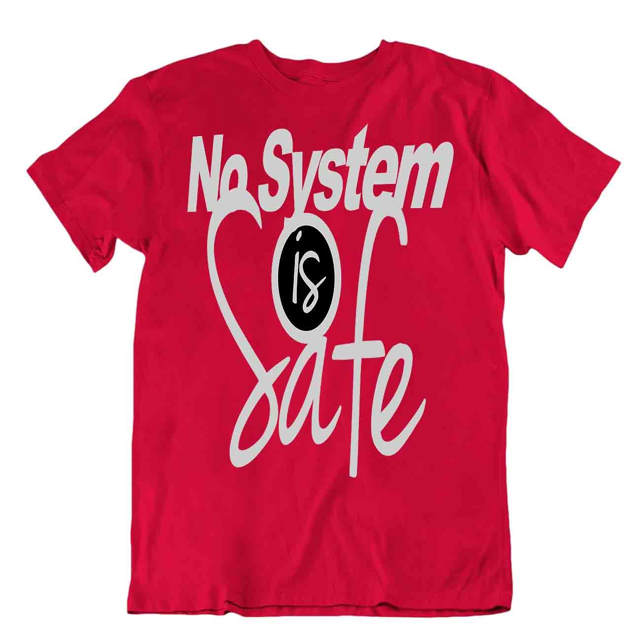 Kein System Ist Sicher T-Shirt Ingenieur Student Witz TShirt Lustiges Hemd - Picture 7 of 8