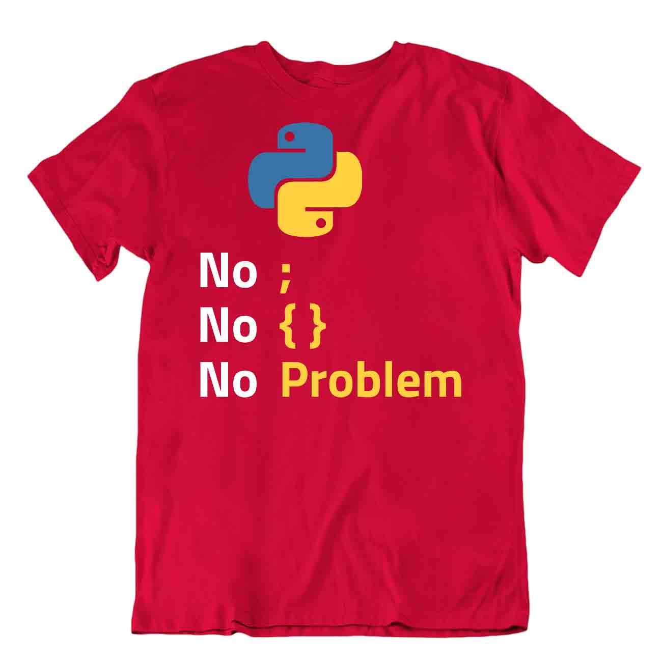 T-shirt programmatore design computer senza problemi codin maglietta divertente - Foto 7 di 8