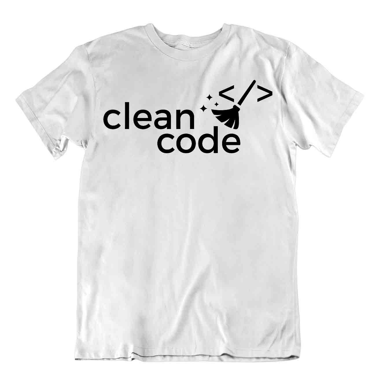 Clean Code Tshirt Programmer T-Shirt Computer Coder Tee - Picture 8 of 8