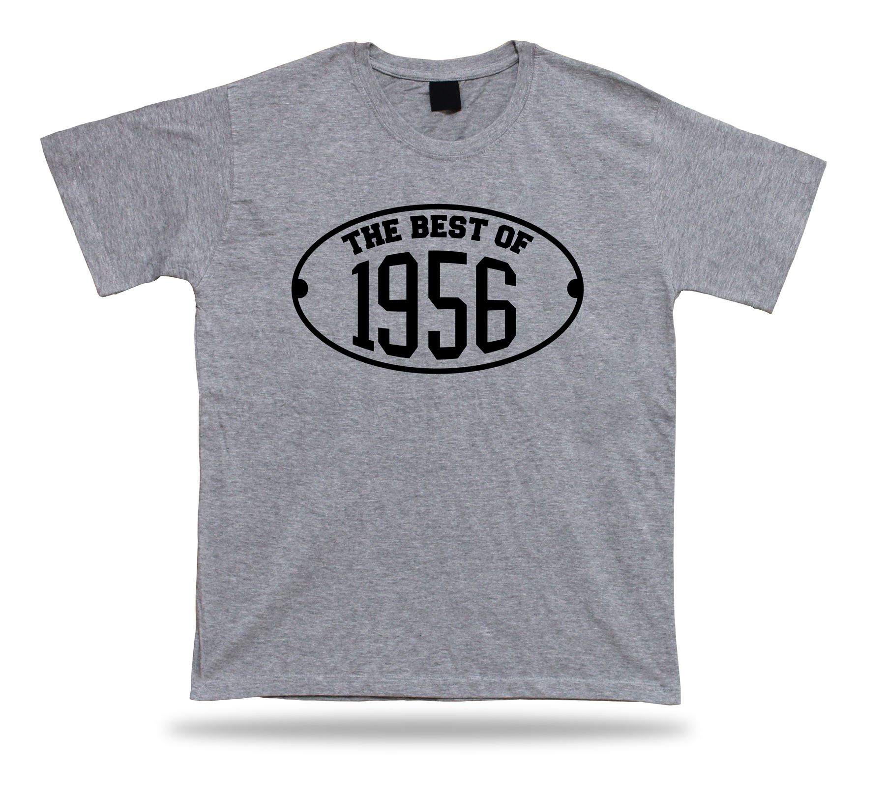 Printed T shirt tee The best of 1956 happy birthday present gift idea unisex - Picture 5 of 8
