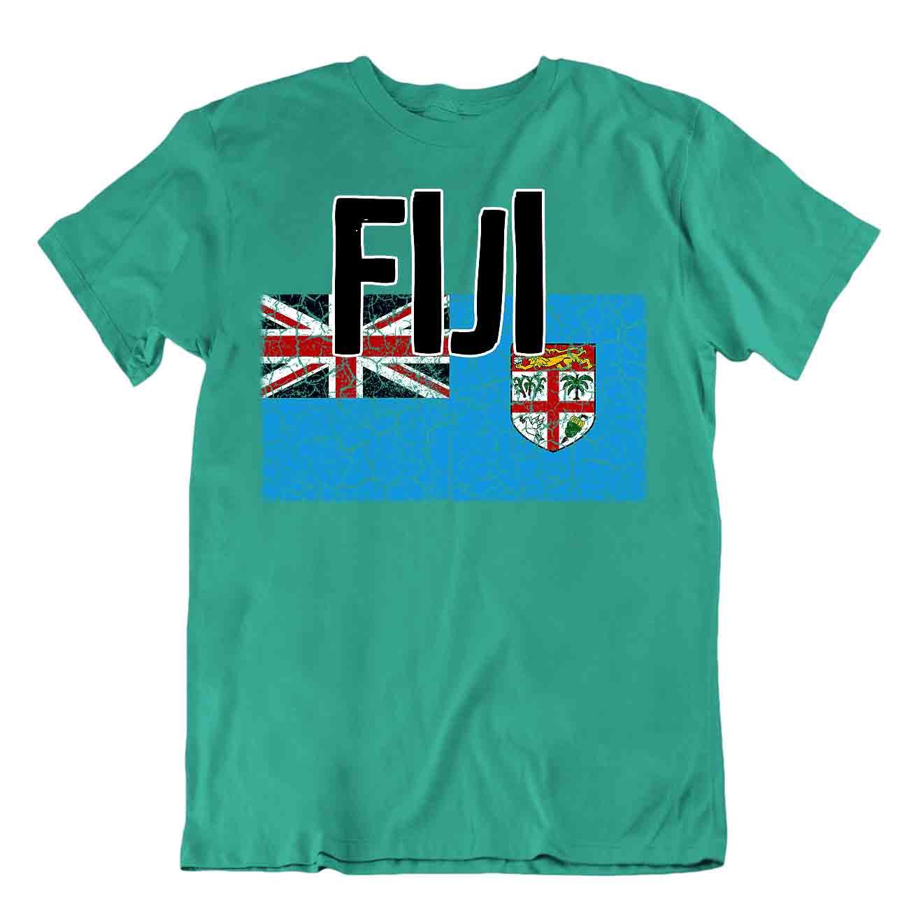 Camiseta Bandera Fiji Moda Country Souvenir Regalo Camiseta Logotipo del Orgullo - Imagen 4 de 8