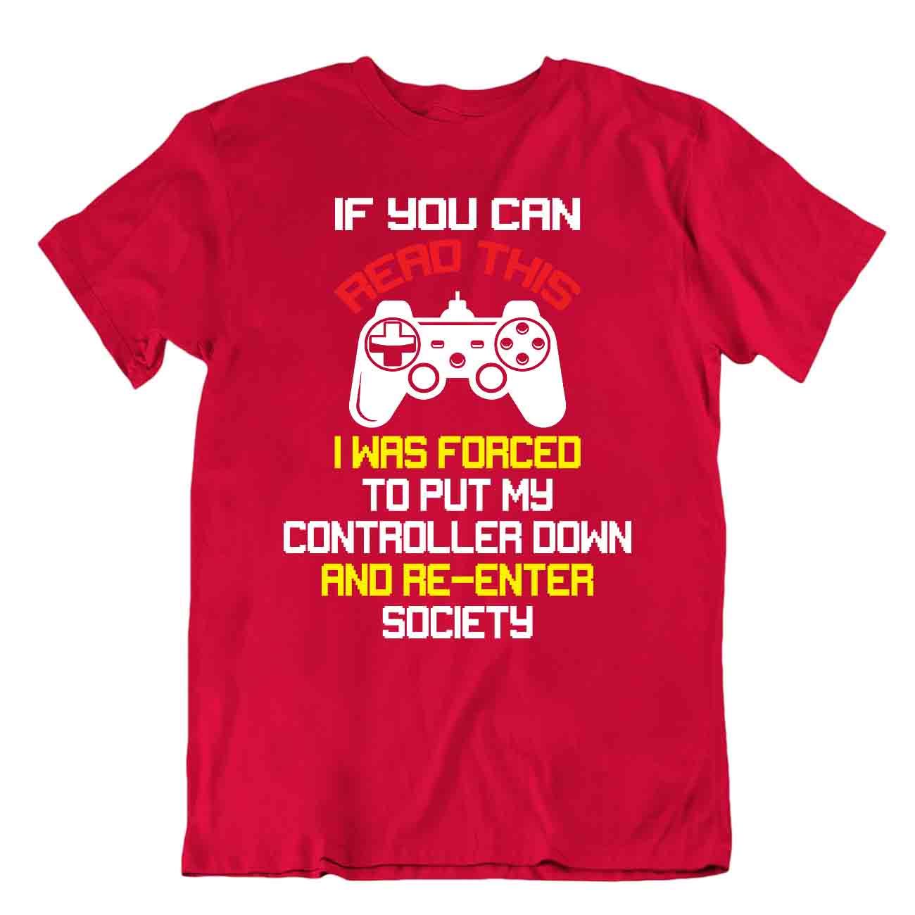 CAMISETA Re Enter Society Camiseta Jugador Broma Buena Ropa CAMISETA - Imagen 7 de 8