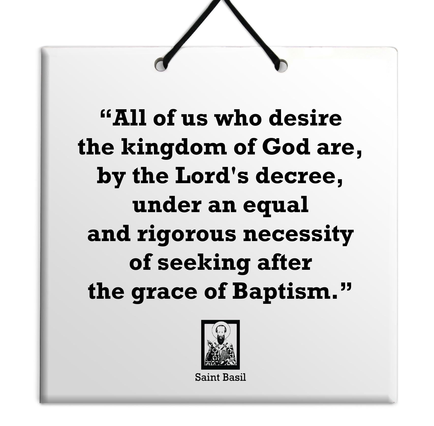 Saint Basil Unique Design Quote Home Decor TABLET Birthday Present Best Offer