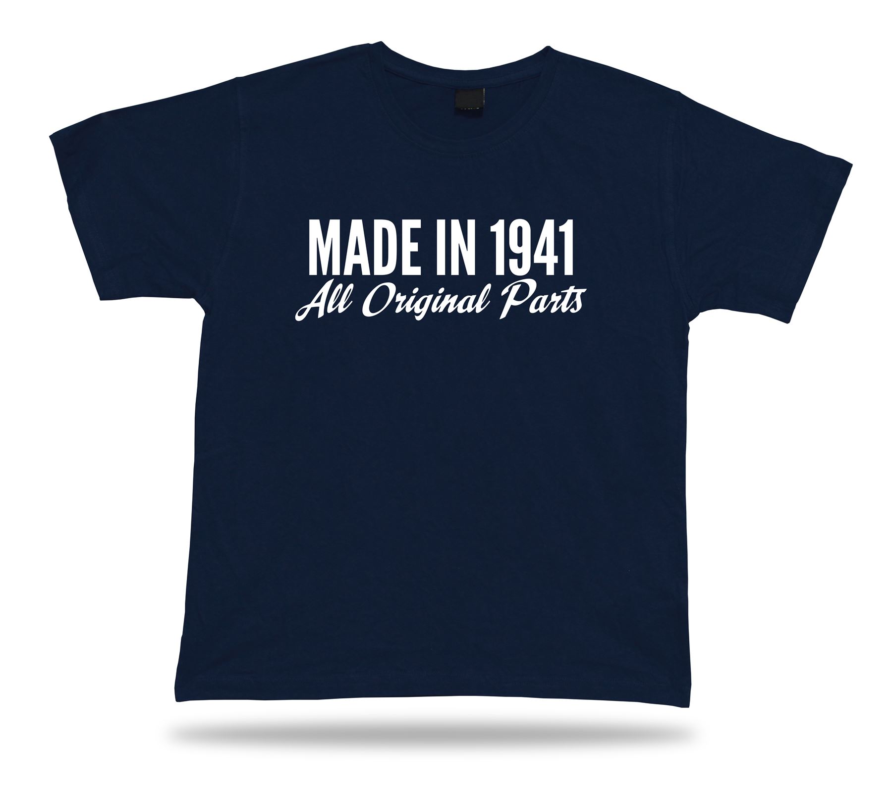 Printed T shirt tee Made in 1941 happy birthday present gift idea original - Picture 6 of 8