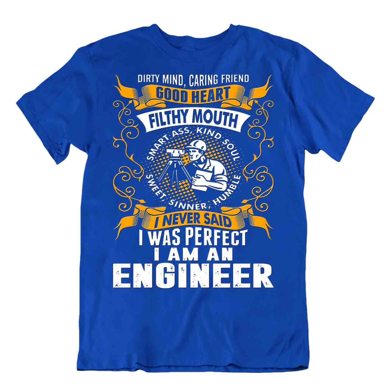 Perfect Engineer T-Shirt Stylish Design Shirt Originator Tee - Bild 3 von 8