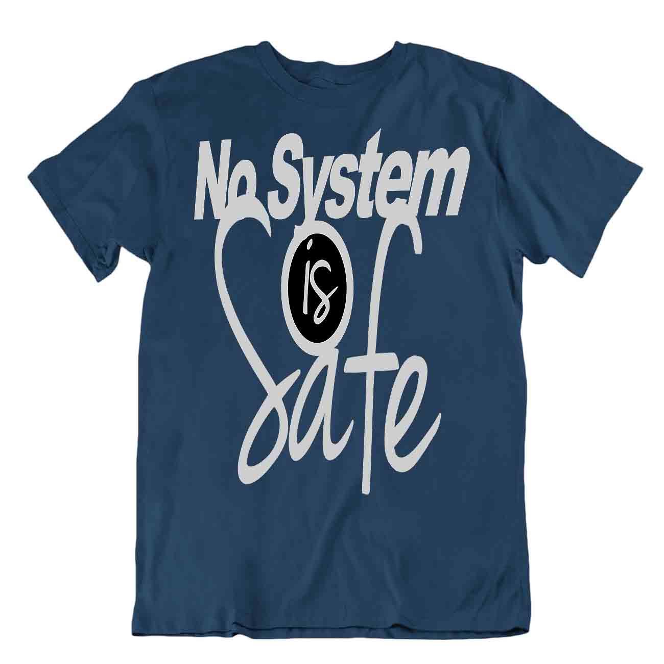 Kein System Ist Sicher T-Shirt Ingenieur Student Witz TShirt Lustiges Hemd - Picture 6 of 8