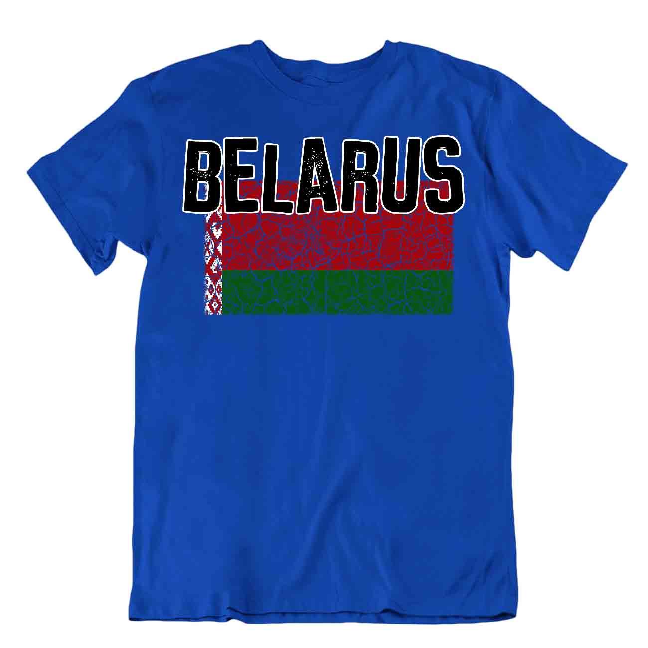 Flag T-Shirt Belarus Fashion Country Souvenir Gift Tee Pride logo