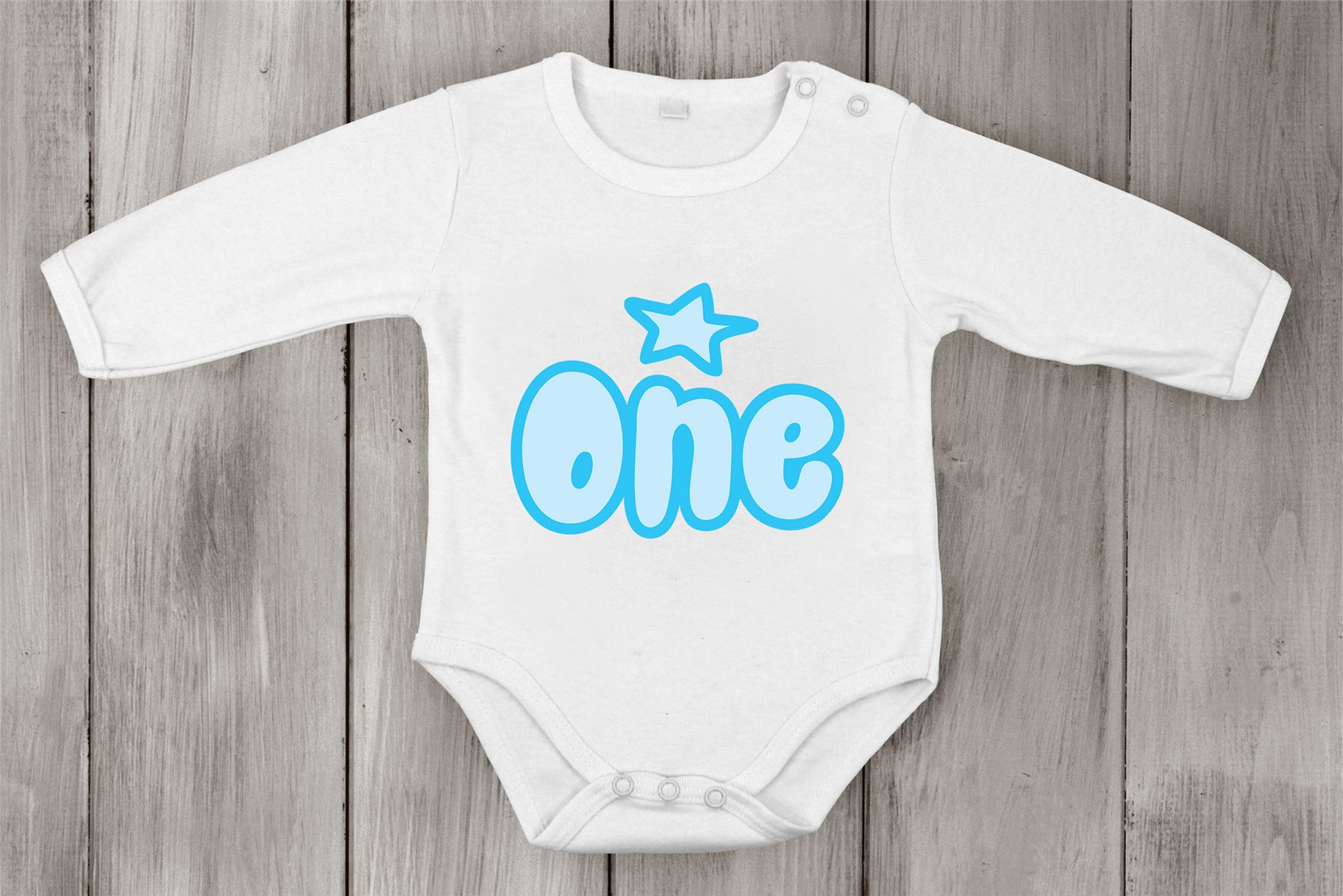 My 1st First Birthday Kid Present Babygrow Newborn Romper Body boy vest onepiece - Bild 3 von 5