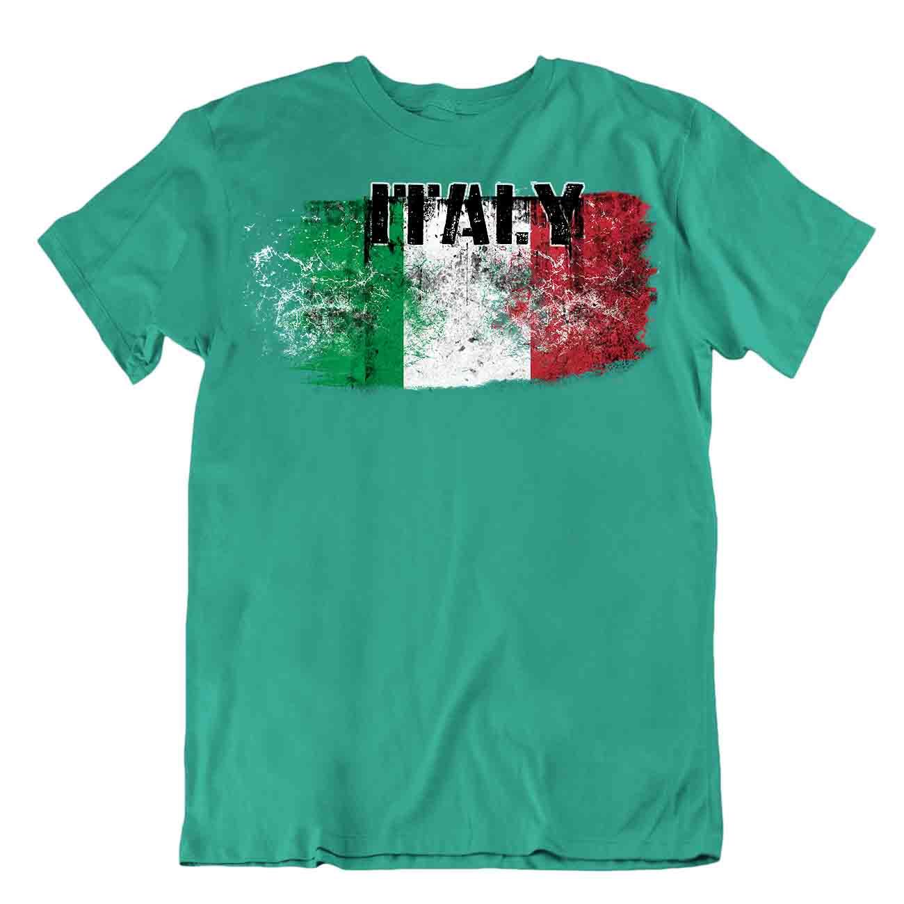Italia Camiseta Banderas Pieza en T Viaje Recuerdo Blusa Tee Italy Flag Tops Regalo - Imagen 24 de 43