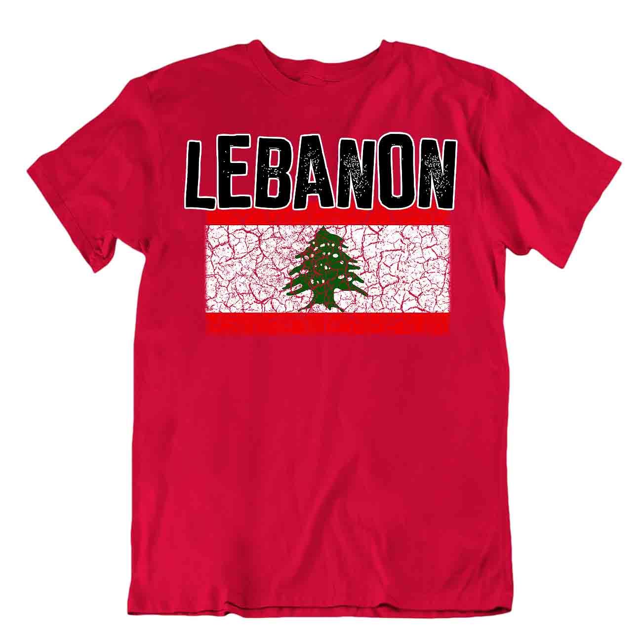 Camiseta Bandera Líbano Moda País Recuerdo Regalo Camiseta Orgullo Logotipo - Imagen 7 de 8