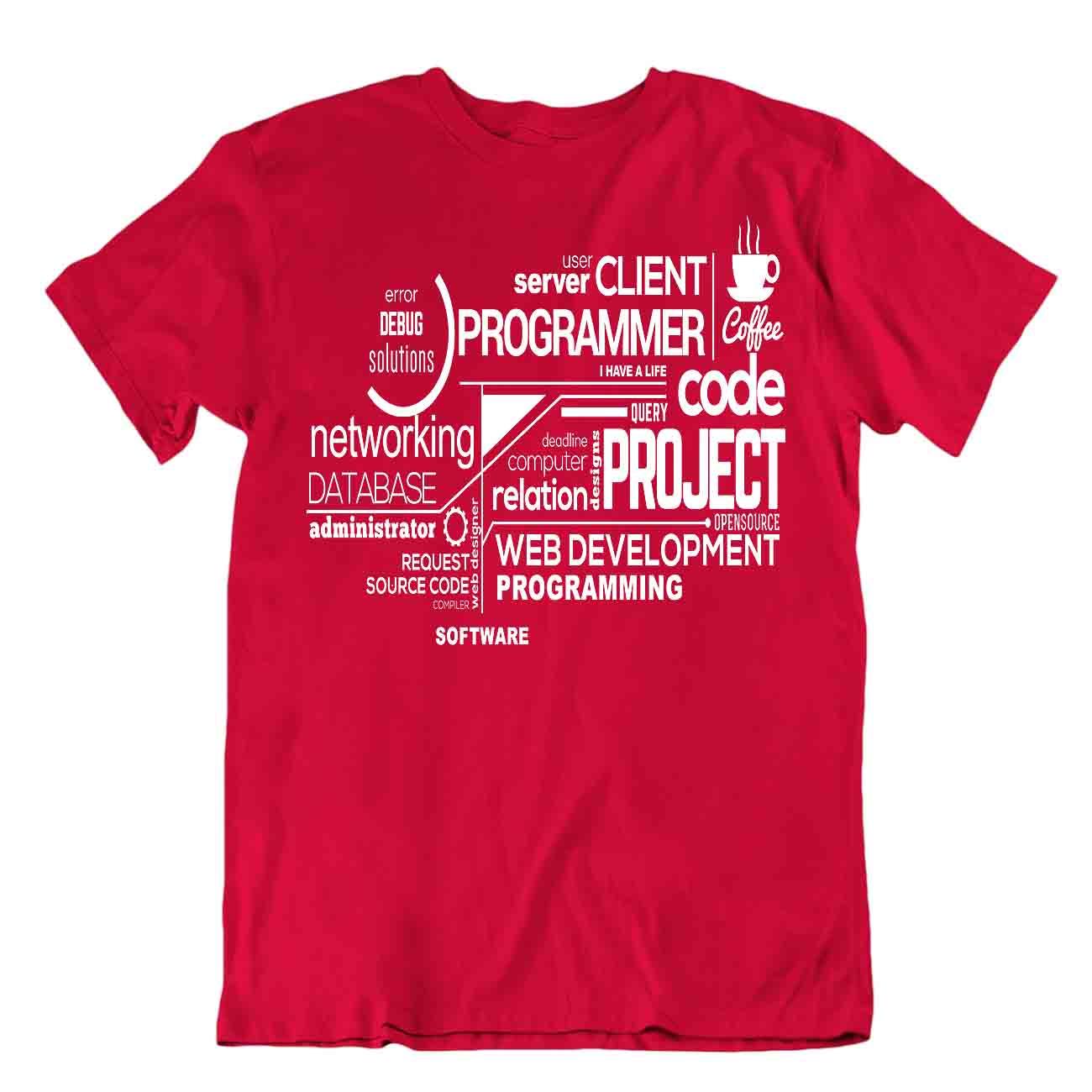 Code Projecr Tshirt Programmer T-Shirt Newworking Tee Code Shirt - Picture 7 of 8