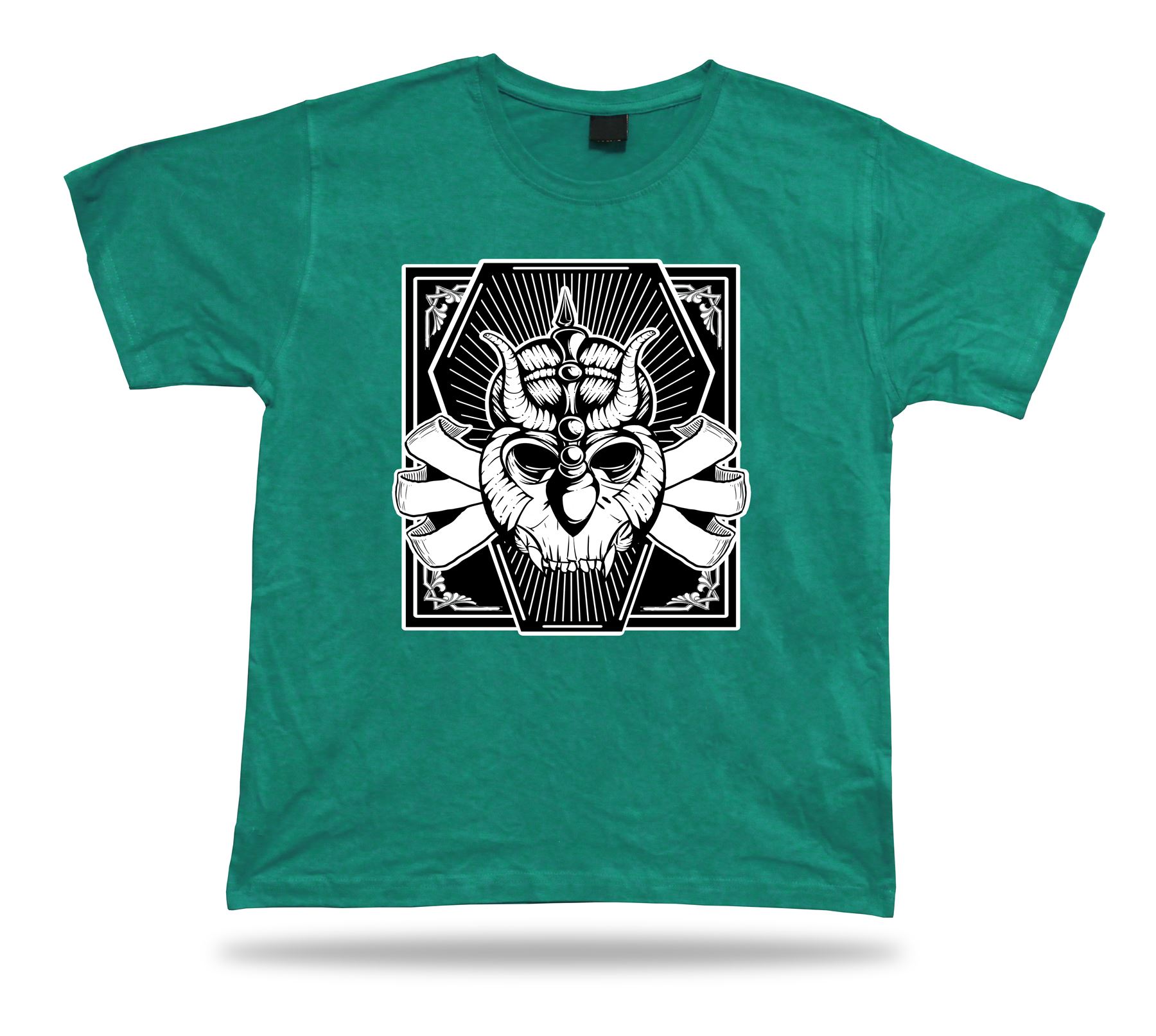 Camiseta Camiseta Cumpleaños Regalo Idea Guerrero Calavera Emblam Casco Hardcore Retro - Imagen 4 de 8
