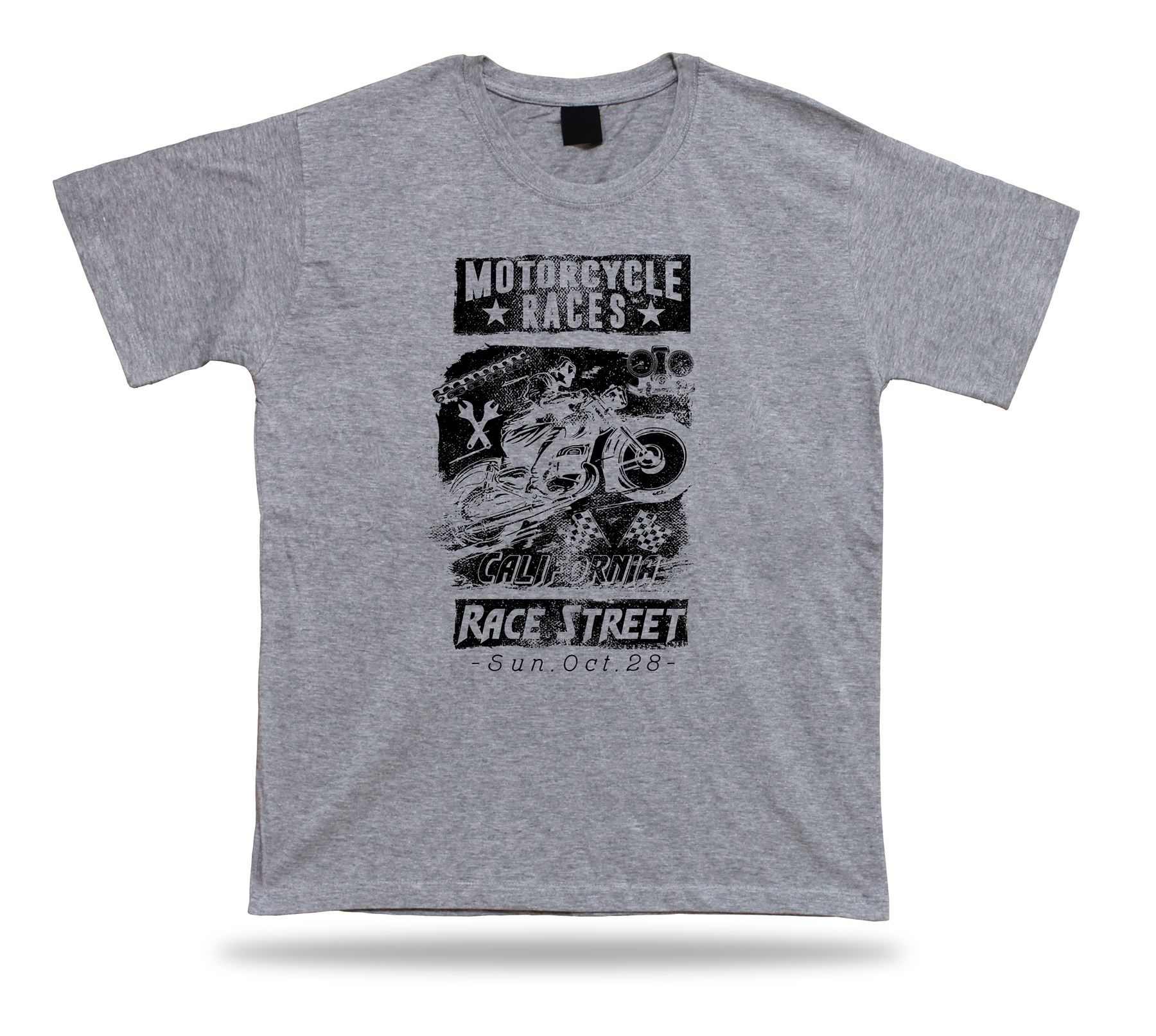 Tshirt Tee Shirt Geburtstag Geschenkidee Motorrad Straßenrennen California Sport Bike - Bild 5 von 8