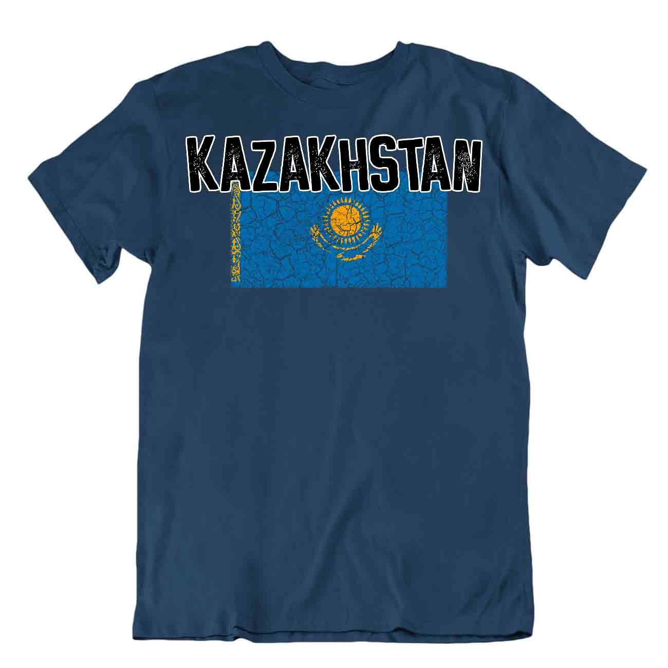 Camiseta Bandera Kazajstán Moda País Souvenir Regalo Camiseta Logotipo del Orgullo - Imagen 6 de 8