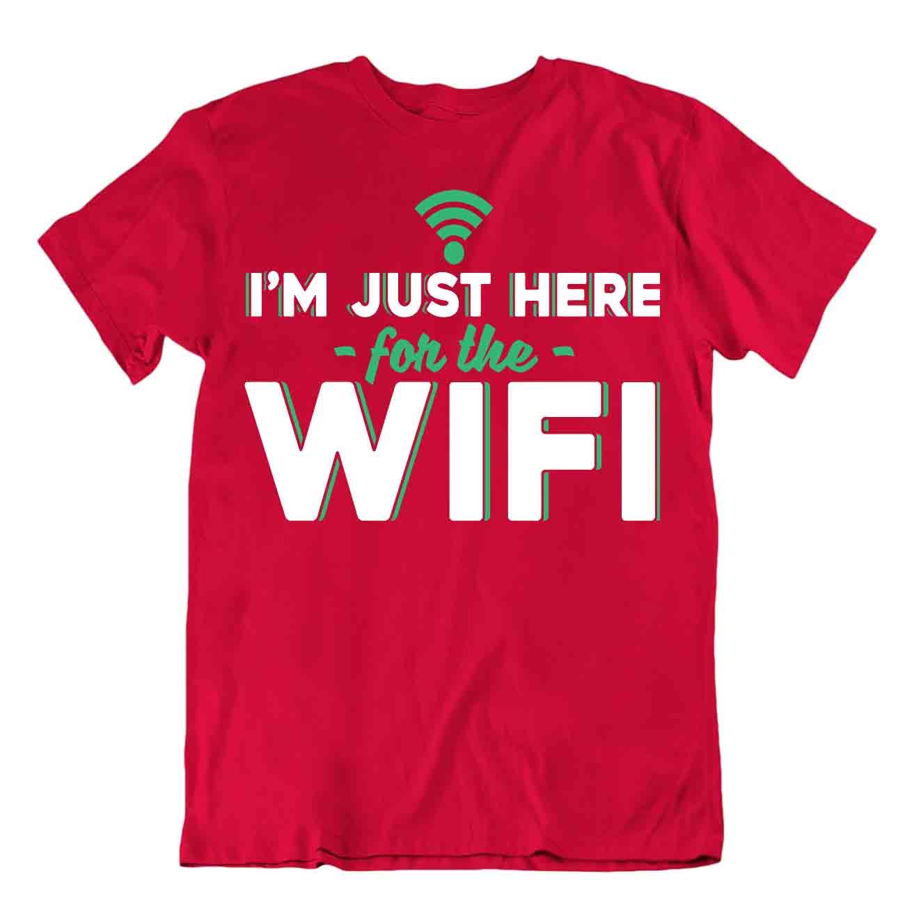 Wifi Humor Tshirt Programmer Language T-Shirt Networking Textile Tee - Bild 7 von 8