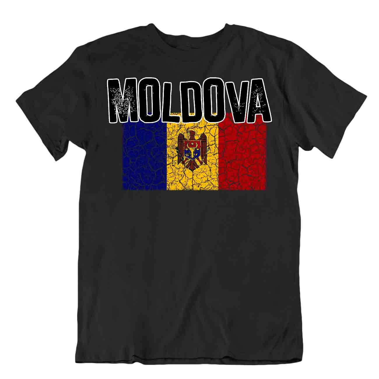 Camiseta Bandera Moldavia Moda Country Souvenir Regalo Camiseta Logotipo del Orgullo - Imagen 2 de 8