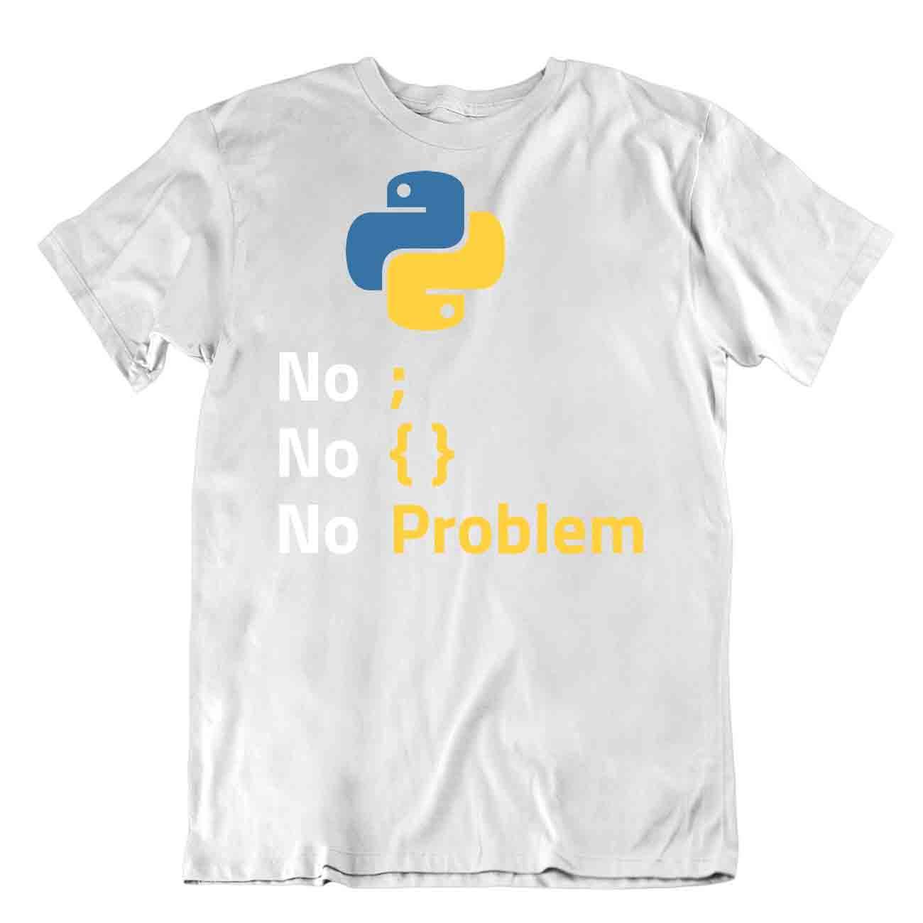 T-shirt programmatore design computer senza problemi codin maglietta divertente - Foto 8 di 8