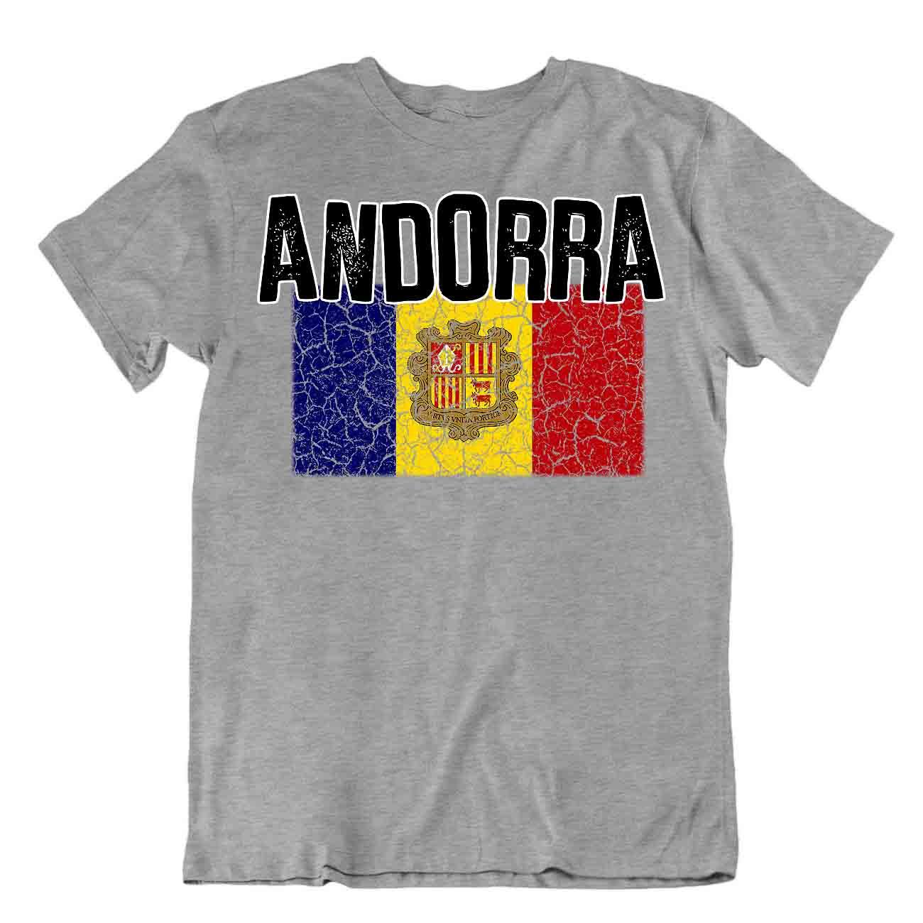 Flagge T-Shirt Andorra Mode Land Souvenir Geschenk T-Shirt Stolz Logo - Bild 5 von 8