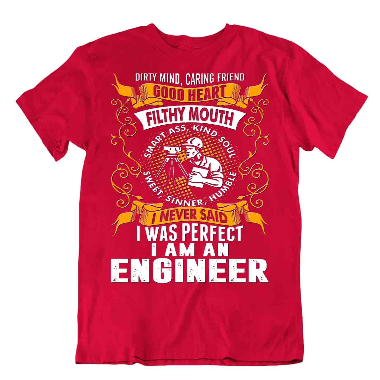 Perfect Engineer T-Shirt Stylish Design Shirt Originator Tee - Bild 7 von 8