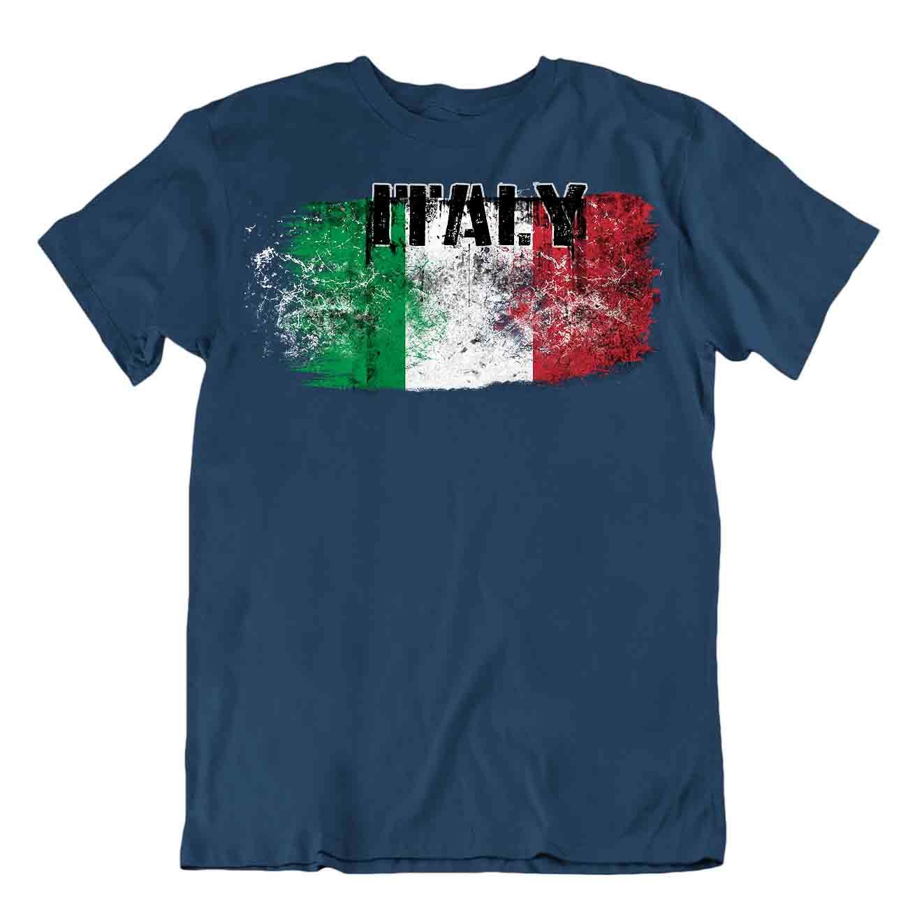 Italia Camiseta Banderas Pieza en T Viaje Recuerdo Blusa Tee Italy Flag Tops Regalo - Imagen 28 de 43