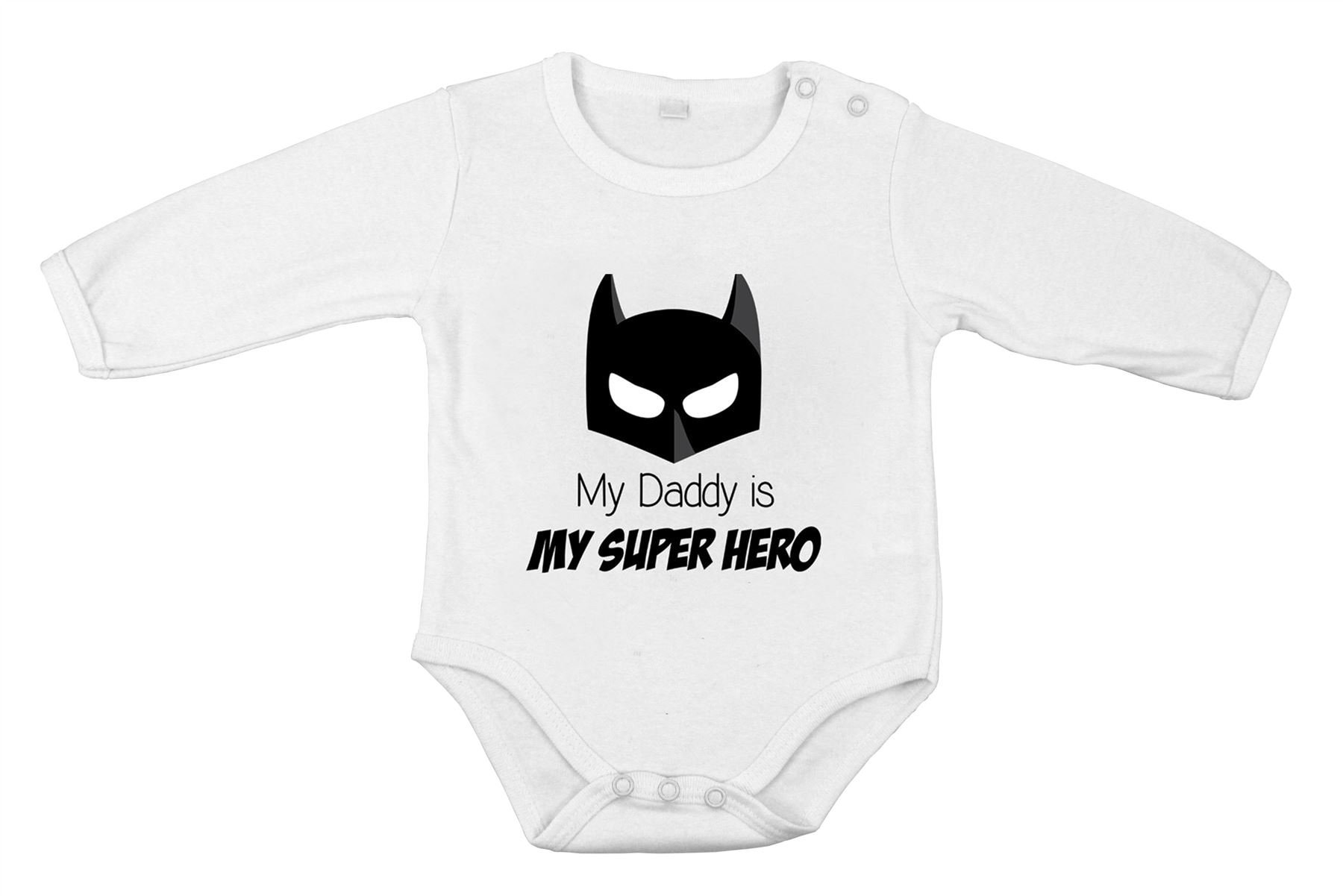 My Daddy is my superhero regalo unisex Babygrow Mono bebé mameluco ropa - Imagen 2 de 5