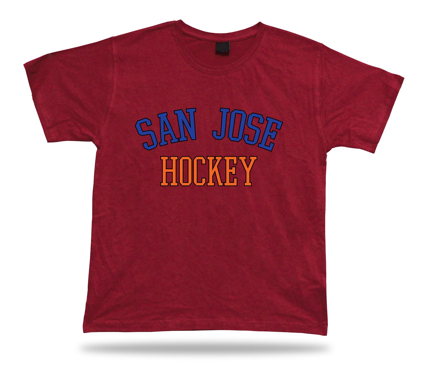 SAN JOSE HOCKEY t-shirt tee blue black white orange SJ USA ice apparel winter - Picture 7 of 8
