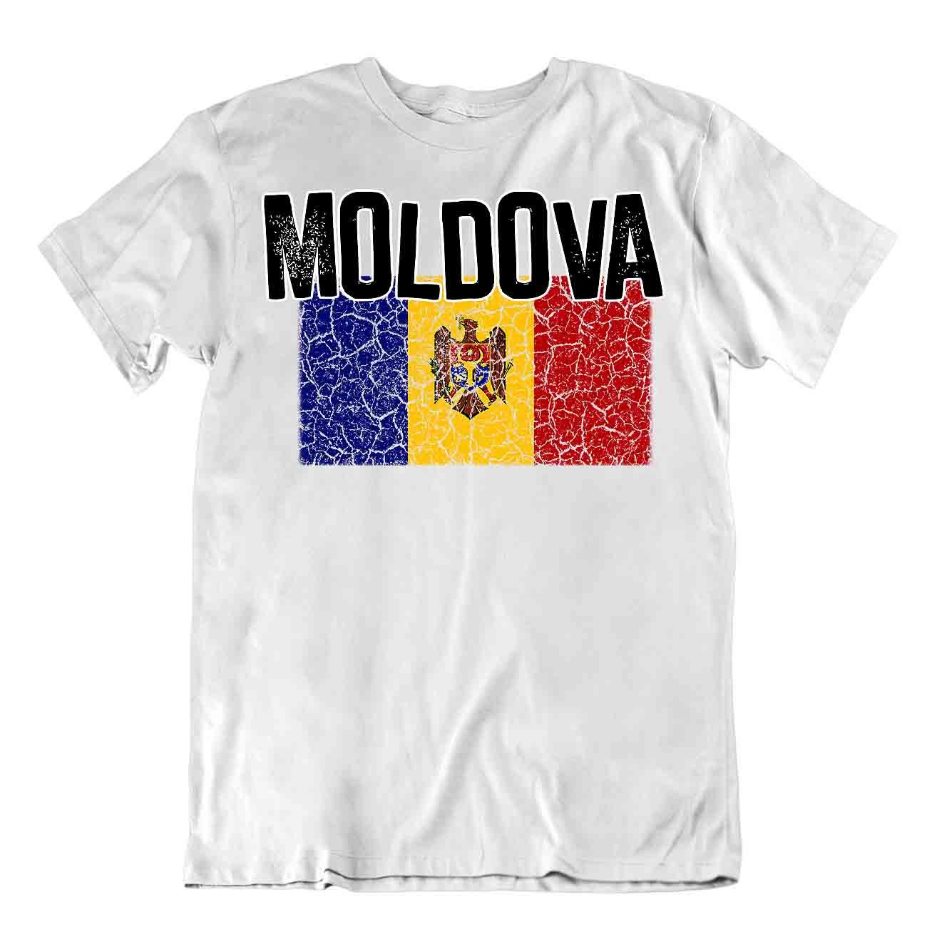 Camiseta Bandera Moldavia Moda Country Souvenir Regalo Camiseta Logotipo del Orgullo - Imagen 8 de 8