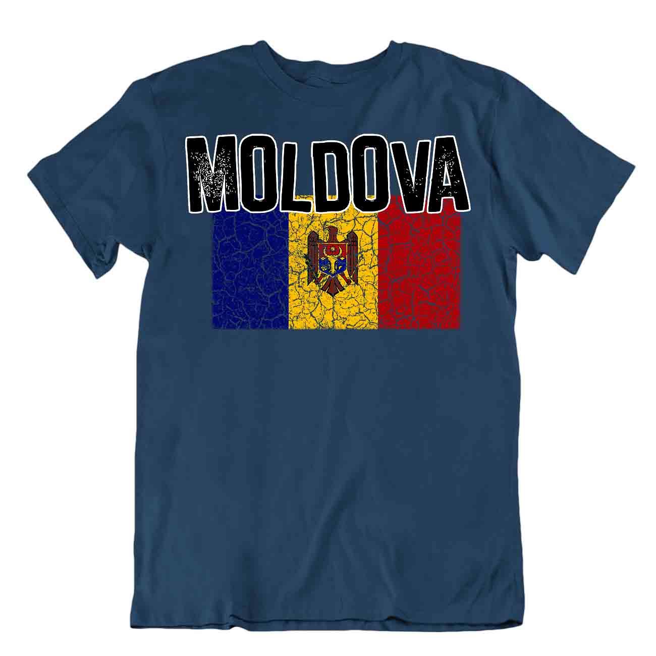 Camiseta Bandera Moldavia Moda Country Souvenir Regalo Camiseta Logotipo del Orgullo - Imagen 6 de 8