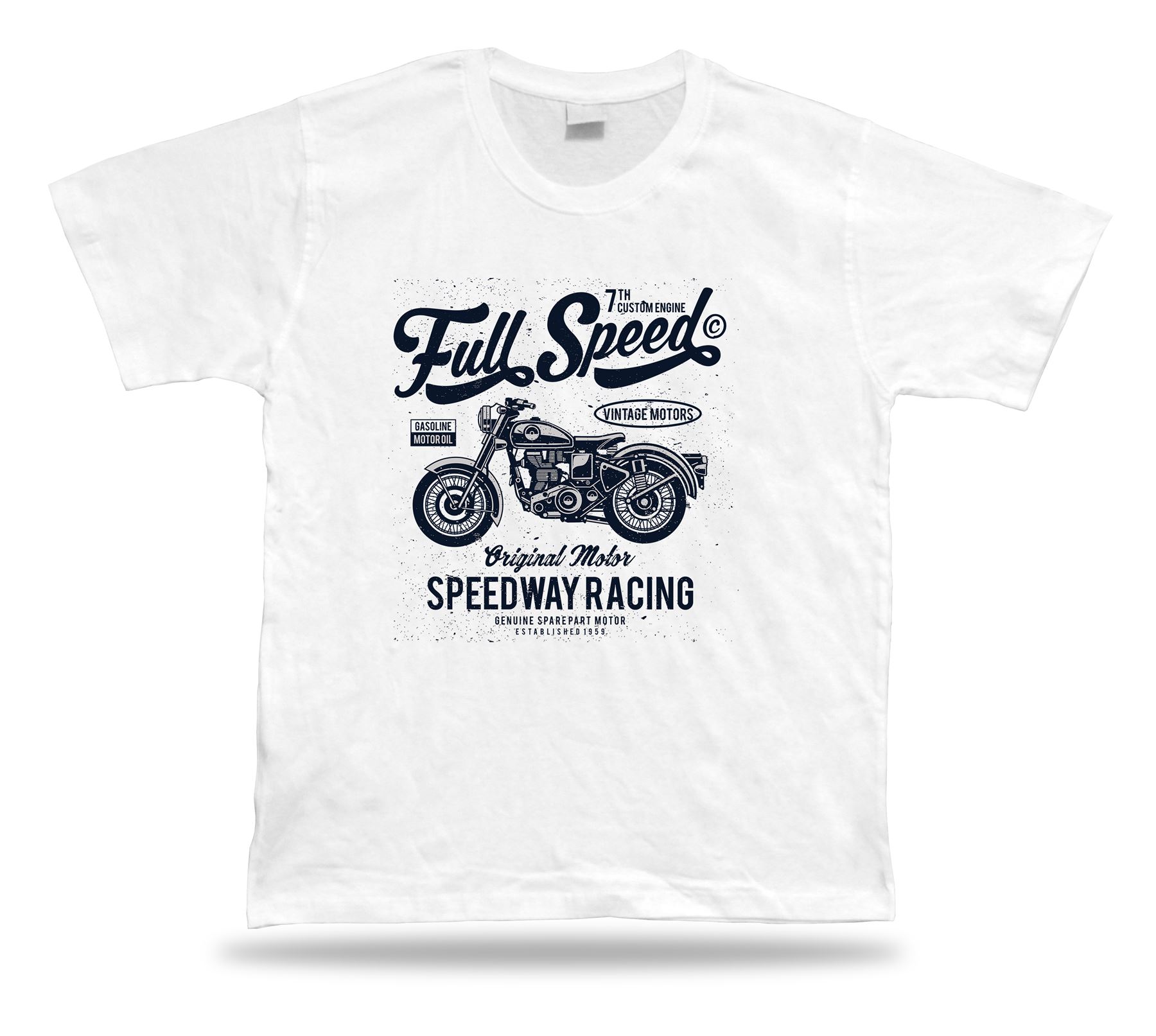 Camiseta Diseño Camiseta Full Speedway Original Carreras Motor Speedway Vintage Única - Imagen 8 de 8
