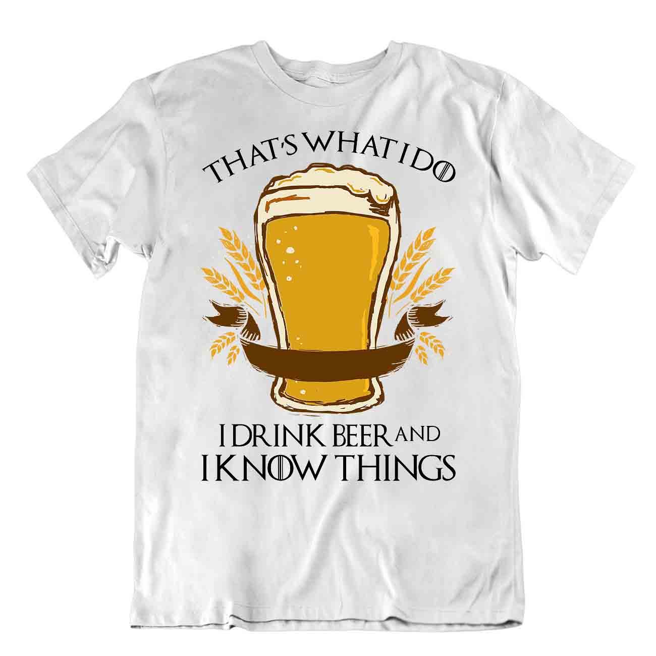 Bier Schule Bildung T-SHIRT Papa Opa TEE Herren Bier Zitat SHIRT - Bild 8 von 8