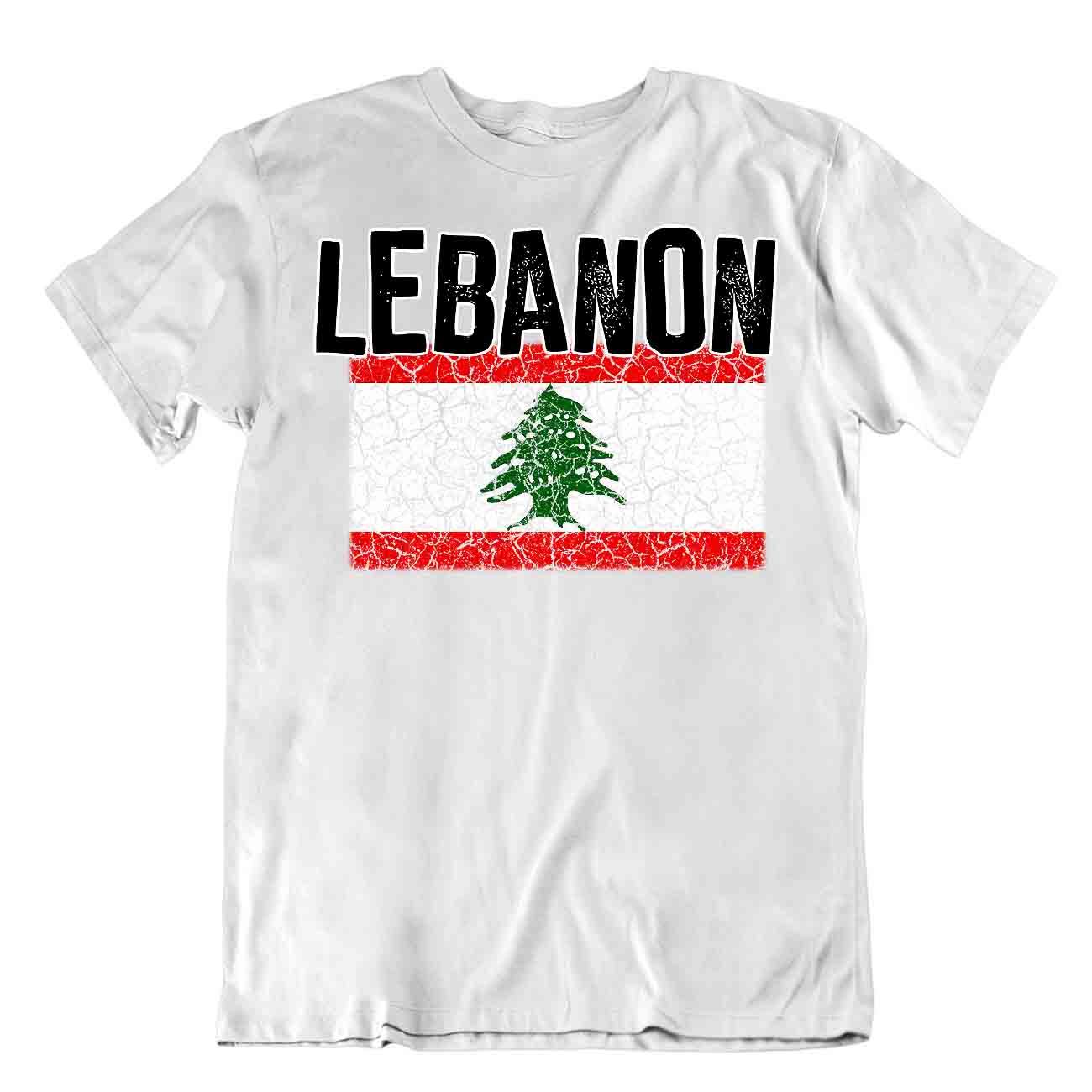 Camiseta Bandera Líbano Moda País Recuerdo Regalo Camiseta Orgullo Logotipo - Imagen 8 de 8