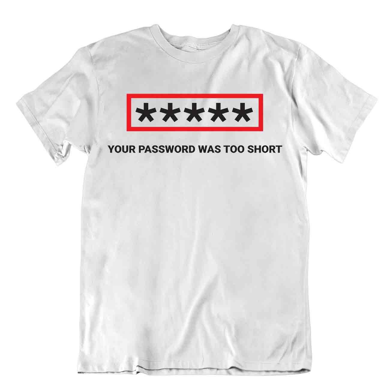 Camiseta Contraseña Demasiado Corta Programador Camiseta Profesor de Ciencias Universidad - Imagen 8 de 8