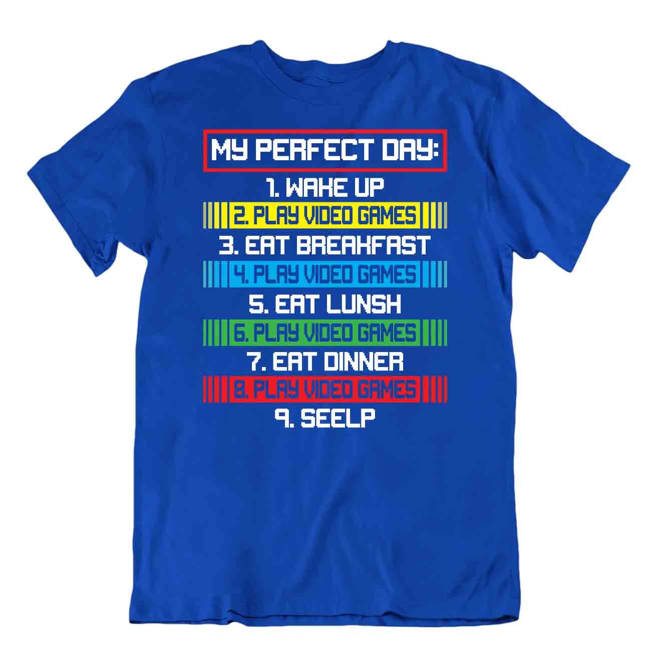 Camiseta Gamer Perfect Day Novedad Ciencia Camiseta Juego - Imagen 3 de 8