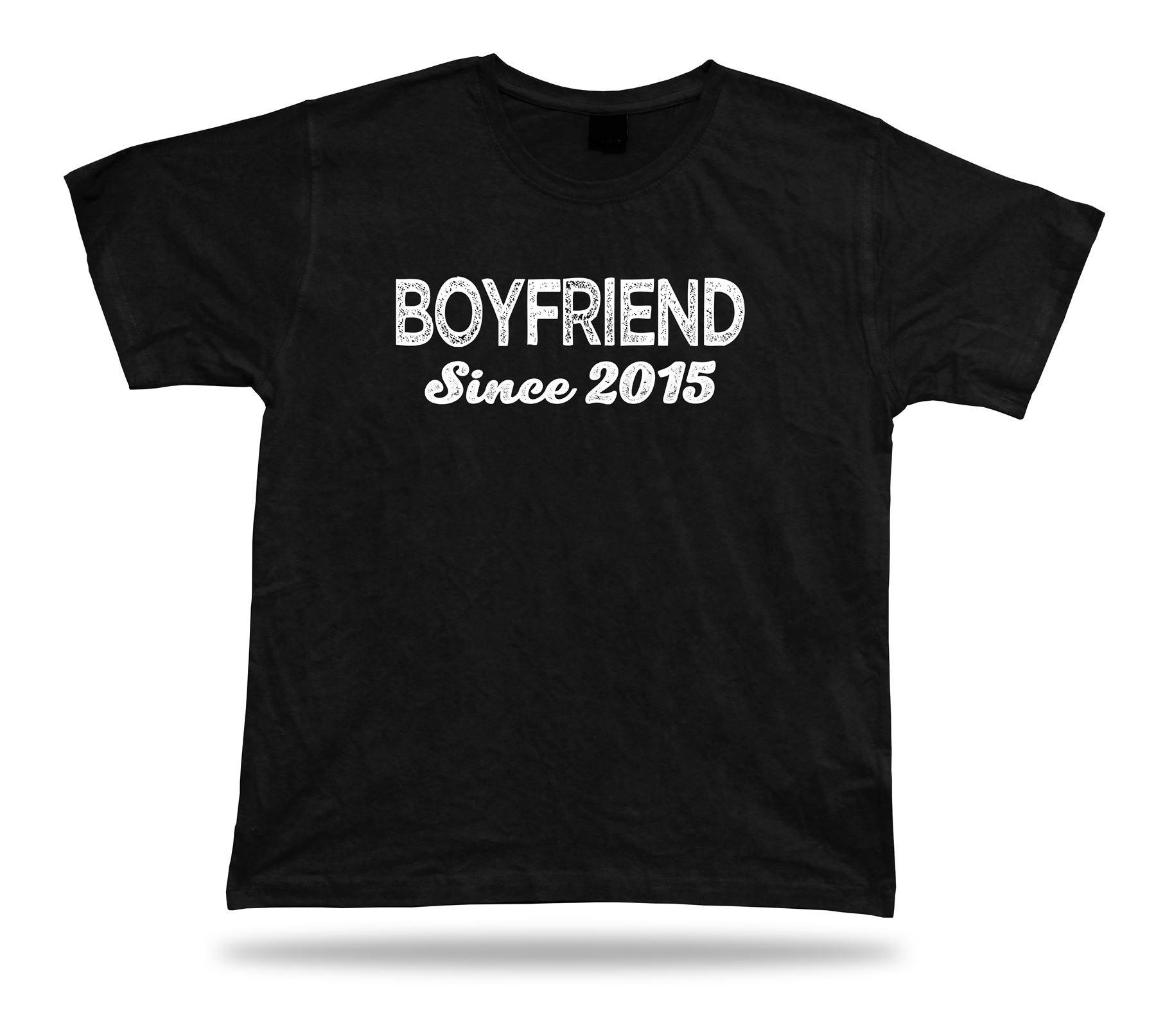 Boyfriend SINCE 2015 Awesome No1 best Ever T shirt Gift Idea birhday