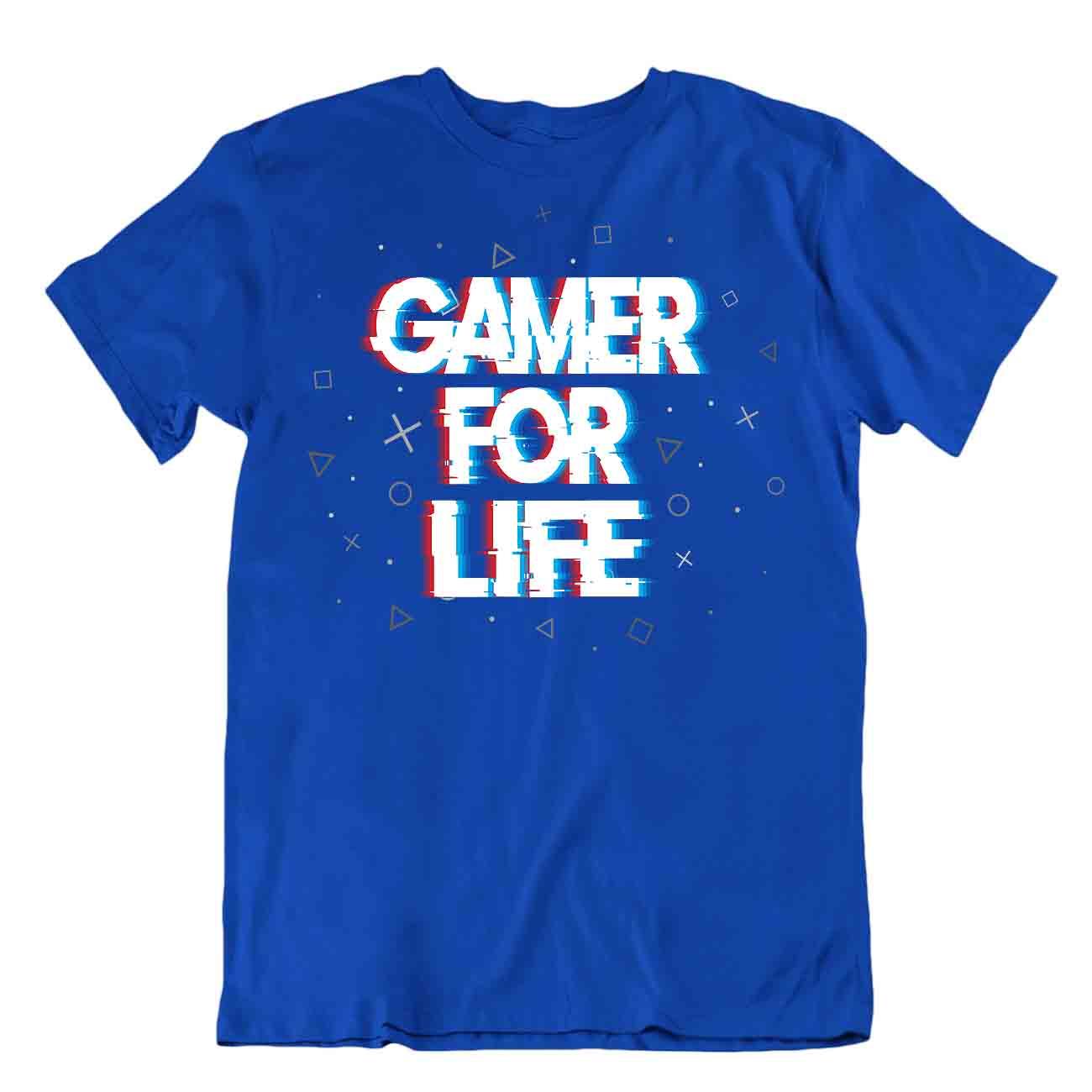Camiseta Gamer For Life Playoff Broma Para Hombres Divertida Camiseta de Juego Textil - Imagen 3 de 8